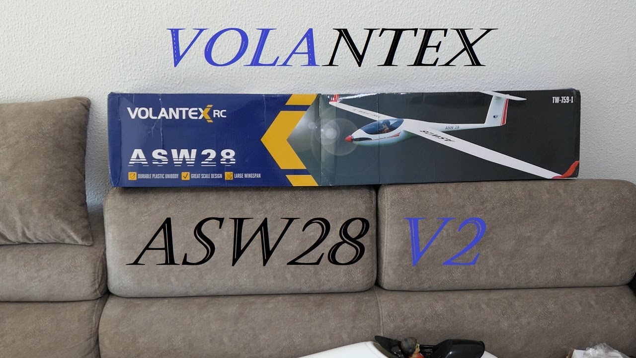 Распаковка Volantex ASW28 V2