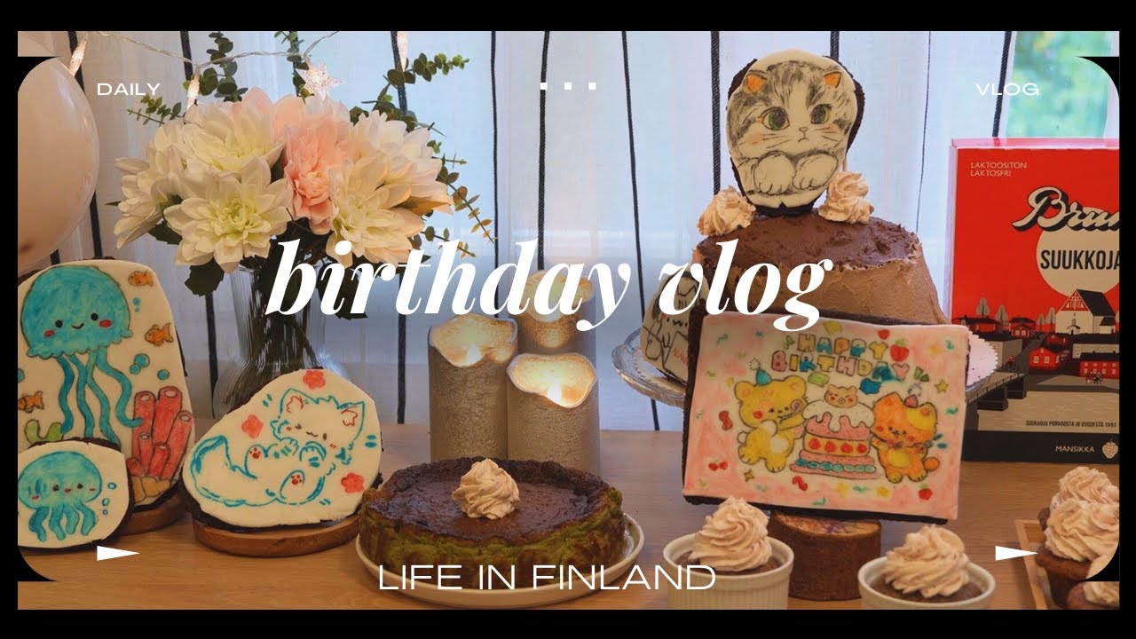 Life in Finland | My Daughter’s 10th Birthday| Homemade Cakes & Cozy Celebration| Slow Living