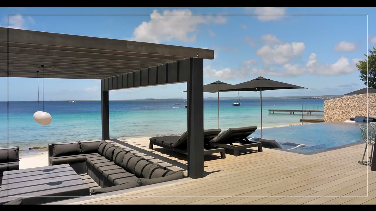 Kas Playa | Beach Villa Bonaire | Bonaire Oceanfront Villas | 4K HD
