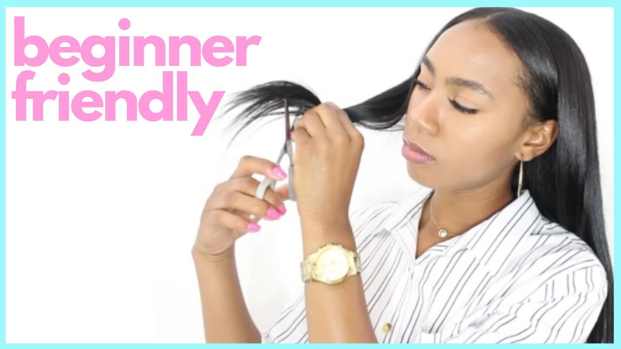 HOW I CUT MY OWN HAIR | BYE SPLIT ENDS