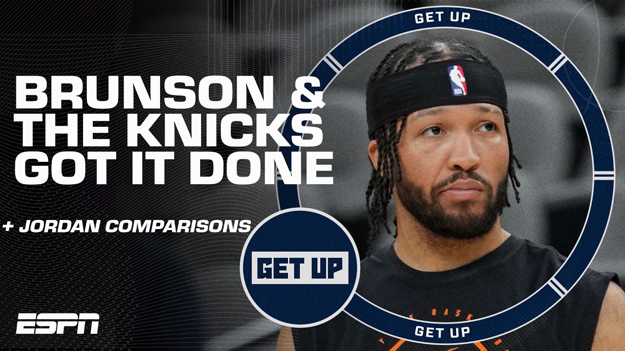 JALEN BRUNSON-MICHAEL JORDAN COMPARISONS 🤯 How the Knicks' captain GOT IT DONE 😤 | Get Up