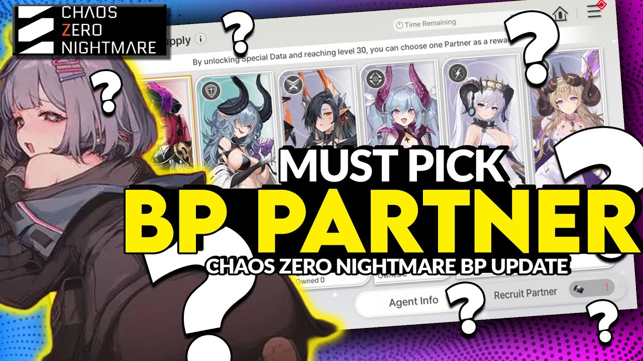 UPDATED 🆕️ CZN Battlepass Partner You Should Pick [Chaos Zero Nightmare]