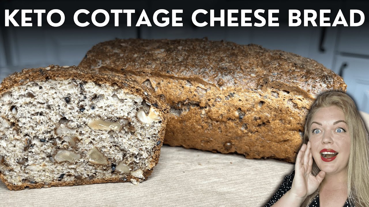 Cottage Cheese Bread Loaf! Low Carb high protein bread, Healthy! Gluten Free!
