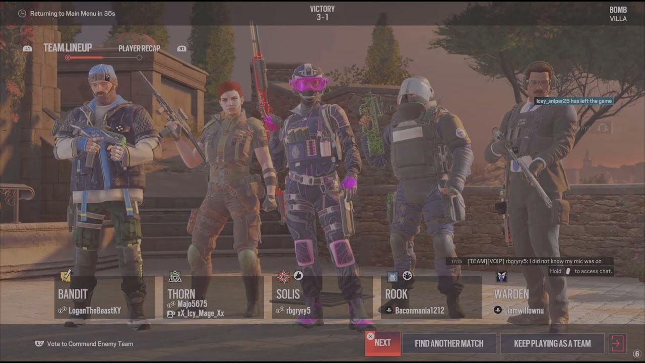GamingLeegamer plays The end of an era Rainbow Six Siege.