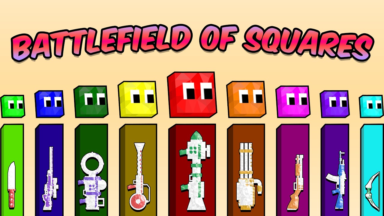 Battlefield of Cubes - The Ultimate Weapon Showdown