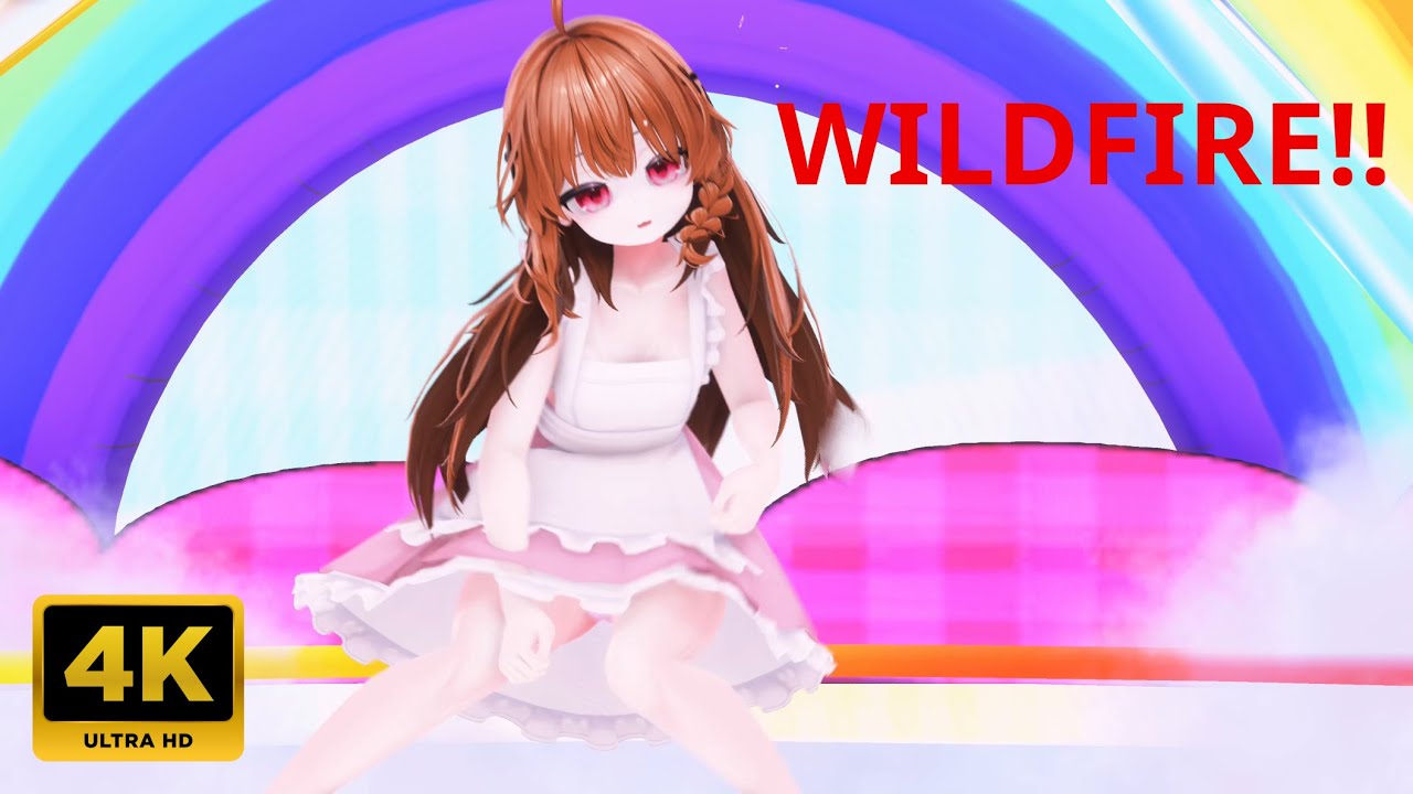 💃MMD💗Shinano (вариант) WILDFIRE!! CIRCRUSH ft. Gumi【4K UHD】VRChat Nero's MMD world