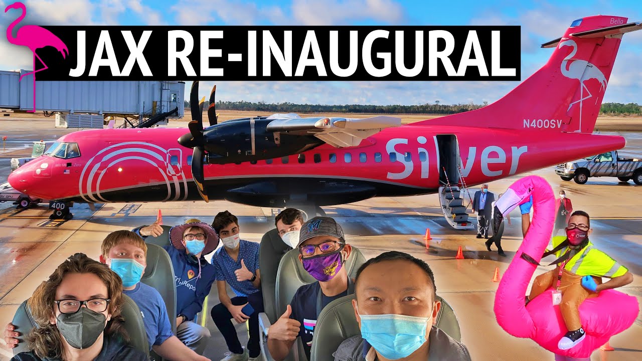 Re-Inaugural Silver Airways Flight out of Jacksonville!