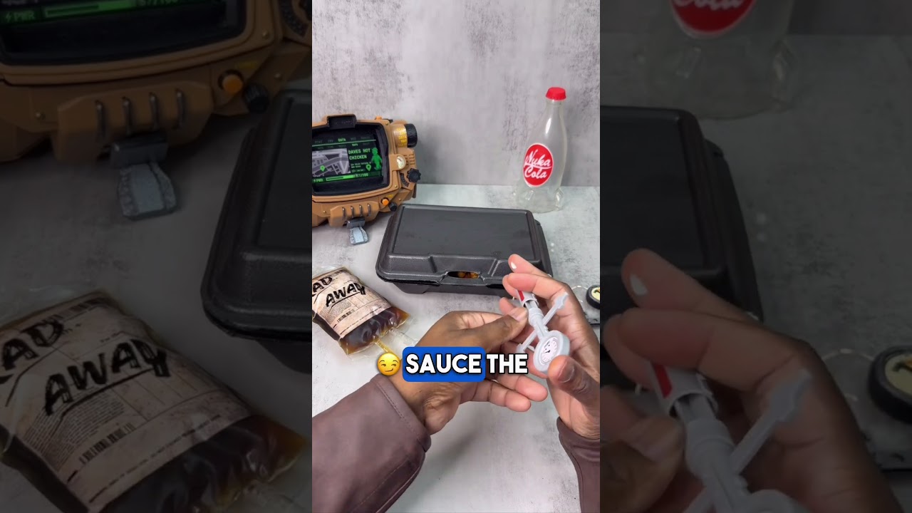 Fallout × Dave's Hot Chicken dropped a Fallout-inspired "Saucy Survival Kit 