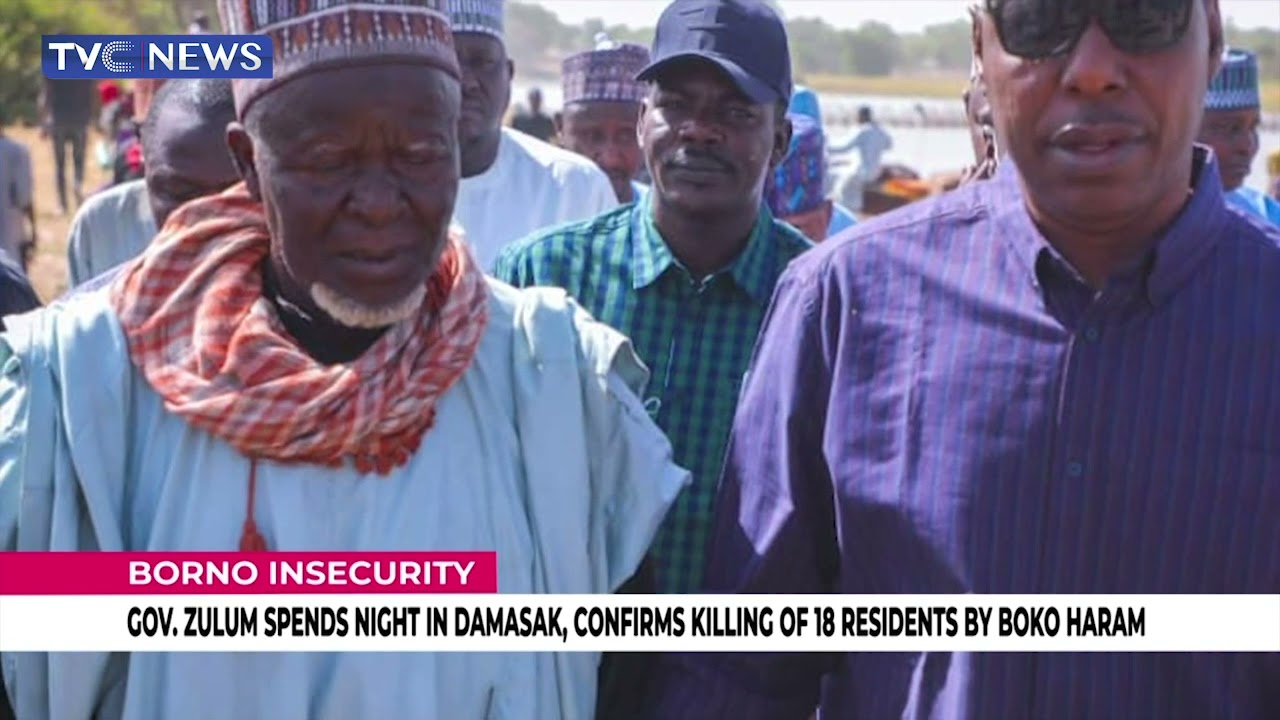 Gov  Zulum Spends Night In Damasak, Confirms Killing Of 18 Residents By Boko Haram
