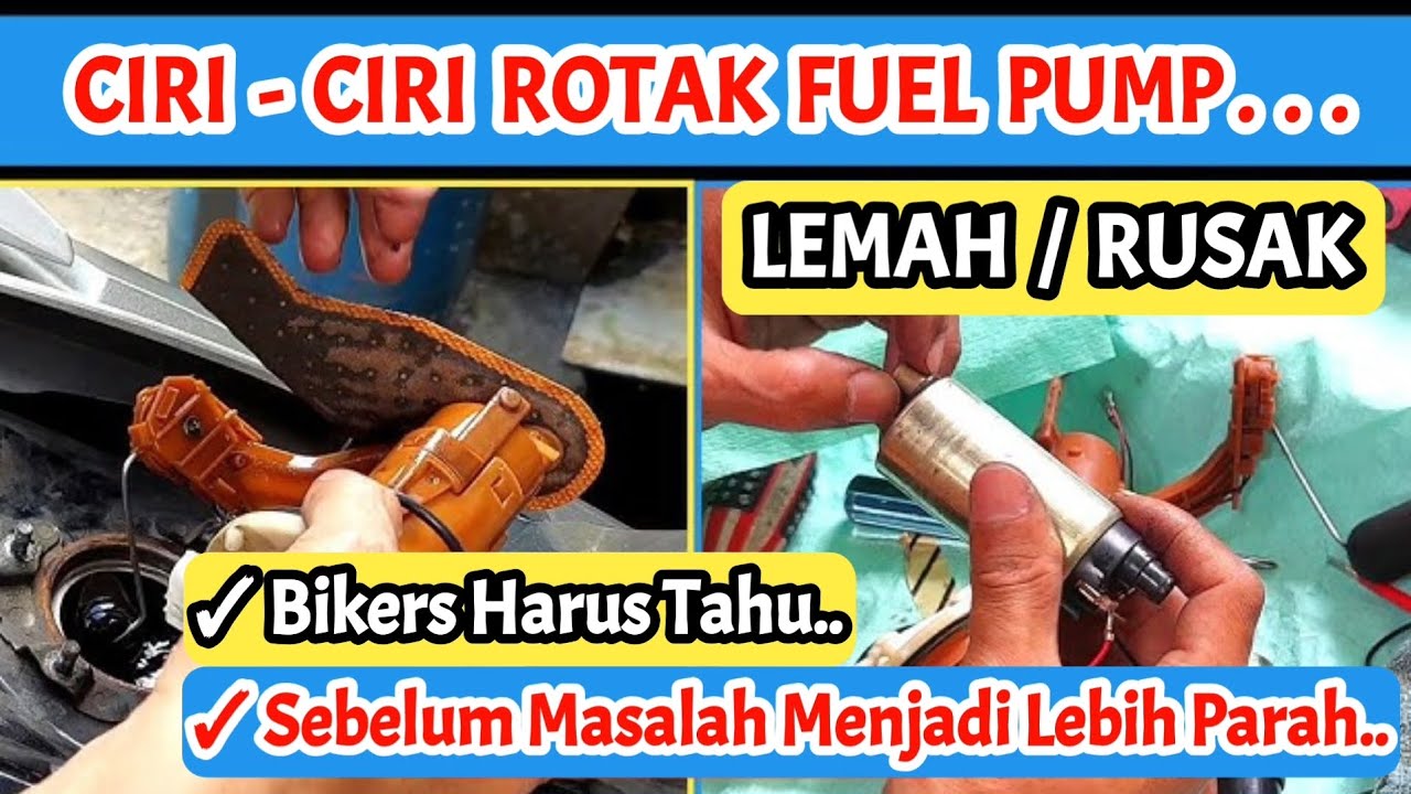 Ciri-Ciri Rotak Fuel Pump Motor Injeksi Lemah / Rusak.! | Tanda-Tanda Kerusakan Rotak Pompa Bensin.!