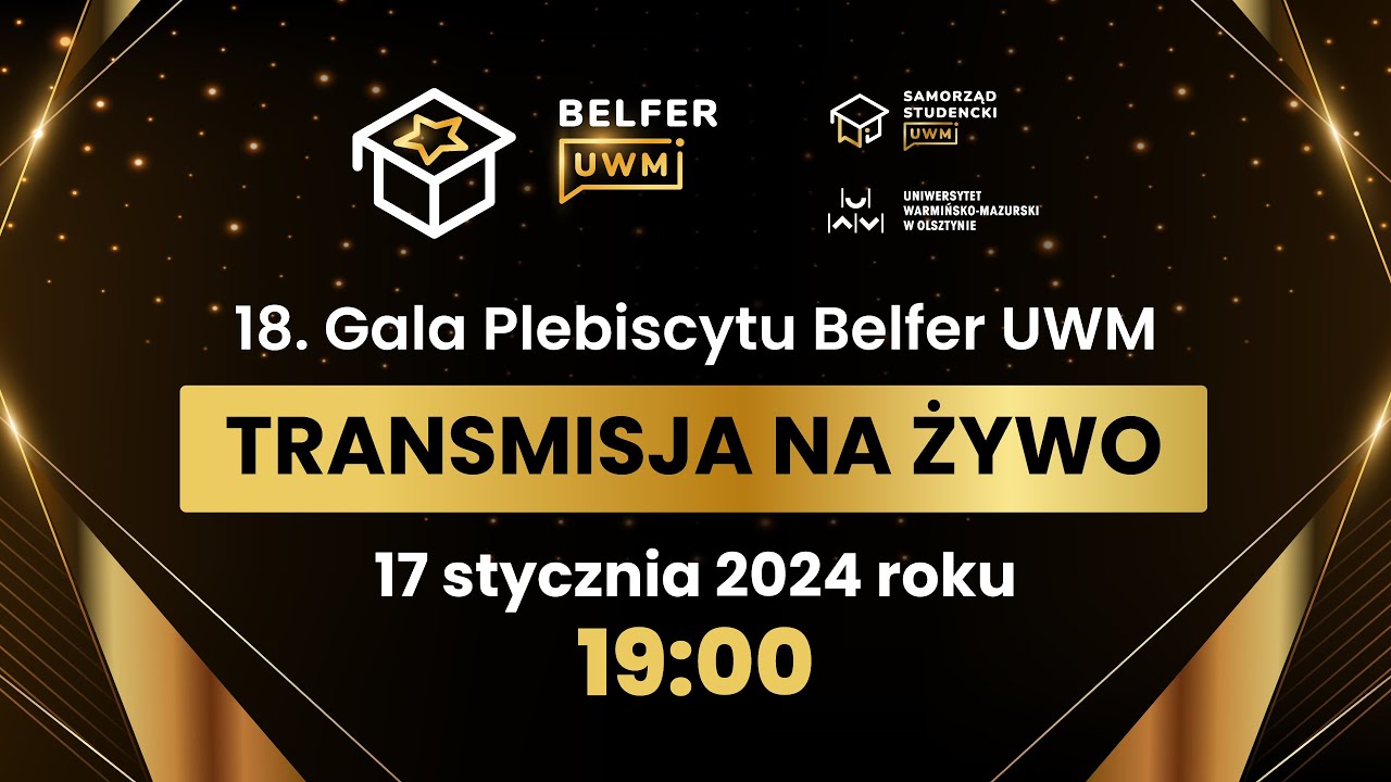 Gala finałowa Plebiscytu Belfer UWM 2023