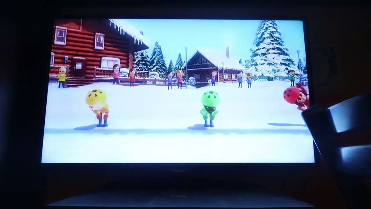 Wii Party U 1080p60fps - If It was Me Vs My Sister in Super Snow Sliders 4 (Master Difficulty)