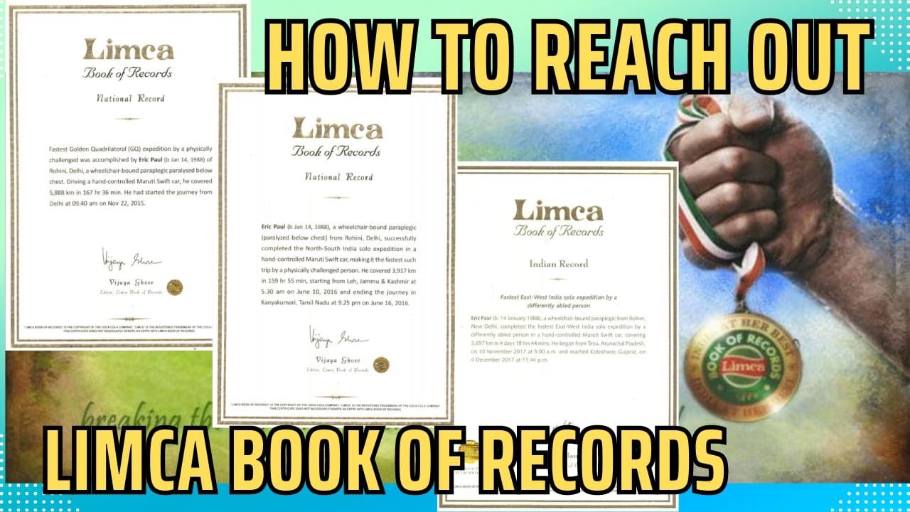 How to Reach out to the Limca Book of Records ???