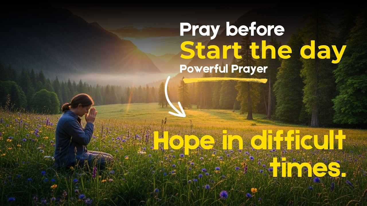 Powerful Prayer for Hope in Difficult Times When You Feel Overwhelmed God's Faithfulness Never Fails