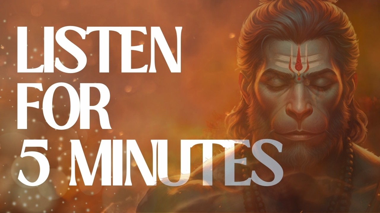 Morning Hanuman Mantra for Protection & Courage | Remove Fear, Negativity & Obstacles | 1 Hour Chant