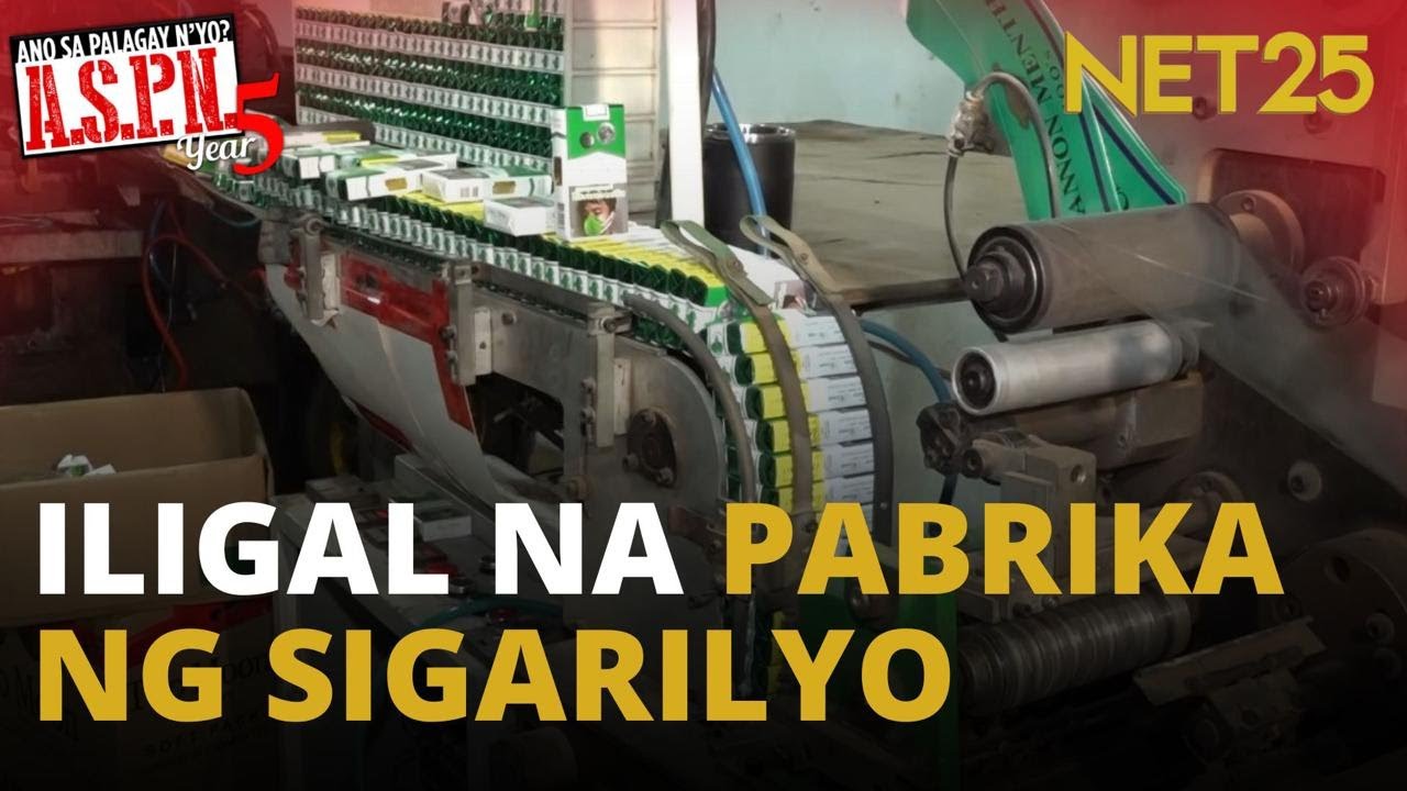Hindi otorisadong pagawaan ng sigarilyo, ni-raid sa Pampanga | ASPN