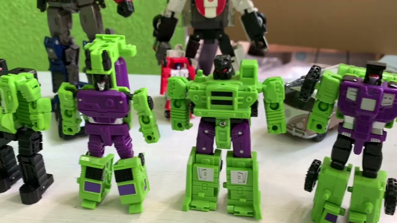 Así se transforman los CONSTRUCTICONS en DEVASTATOR, TRANSFORMERS G1 HASBRO