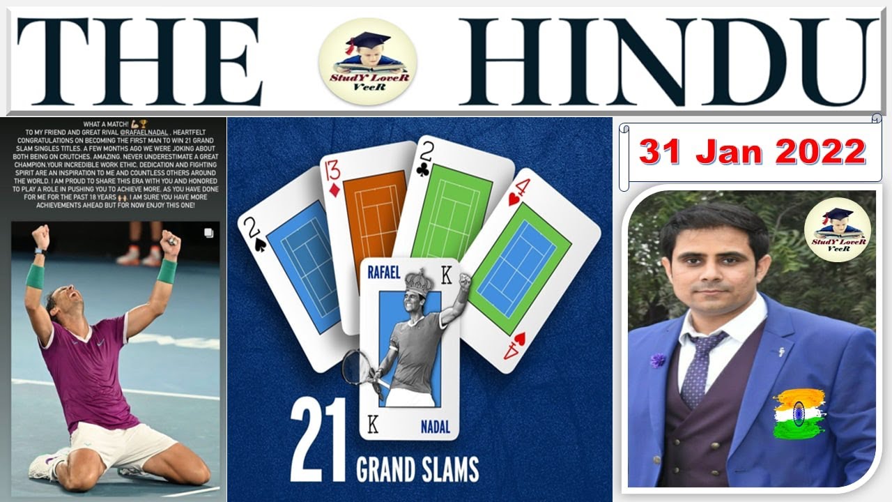 The Hindu Newspaper Analysis & Editorial Discussion, Current Affairs 31 January 2022 for #UPSC #IAS