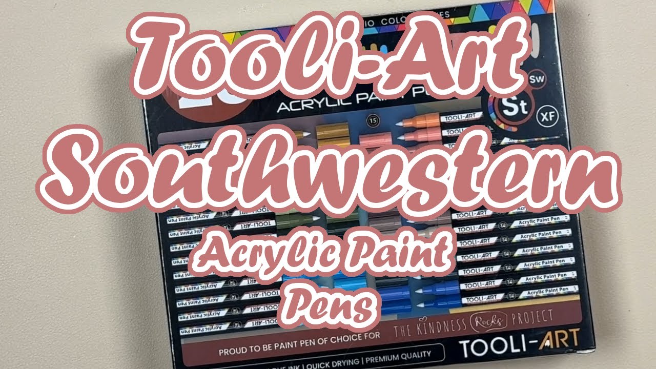 Unboxing und Swatching || Test || Tooli-Art Southwestern || Acrylic Paint Pens