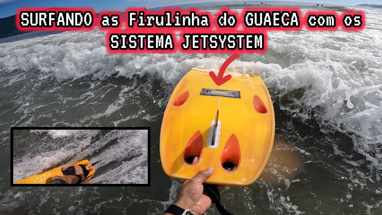 SURFANDO com o sistema JETSYSTEM as firulinha do GUAECA SurfPov 