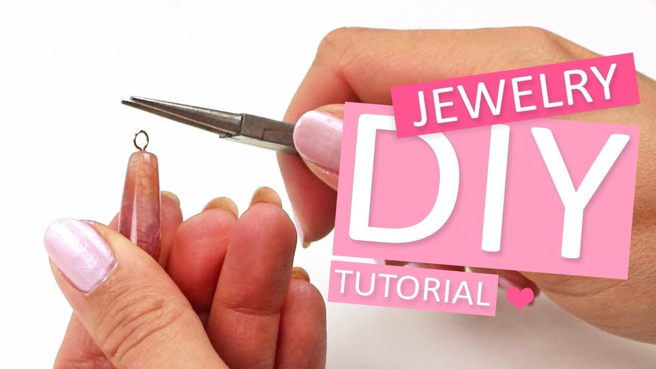 DIY Tutorial &ndash; &Ouml;sen auf einen Nietstift machen &ndash; Selbst Schmuck machen