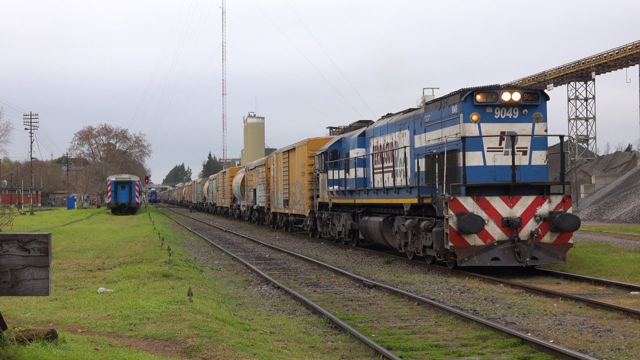 Ferrosur por VÍA TANDIL! Tren 109 entre Las Flores y Colman