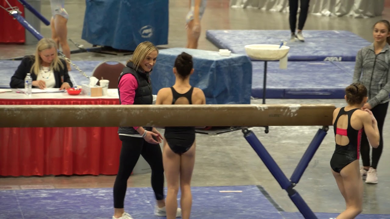 Elle Mueller / TCT / Jr Elite Compulsory Qualifier / 2018 Peppermint Twist