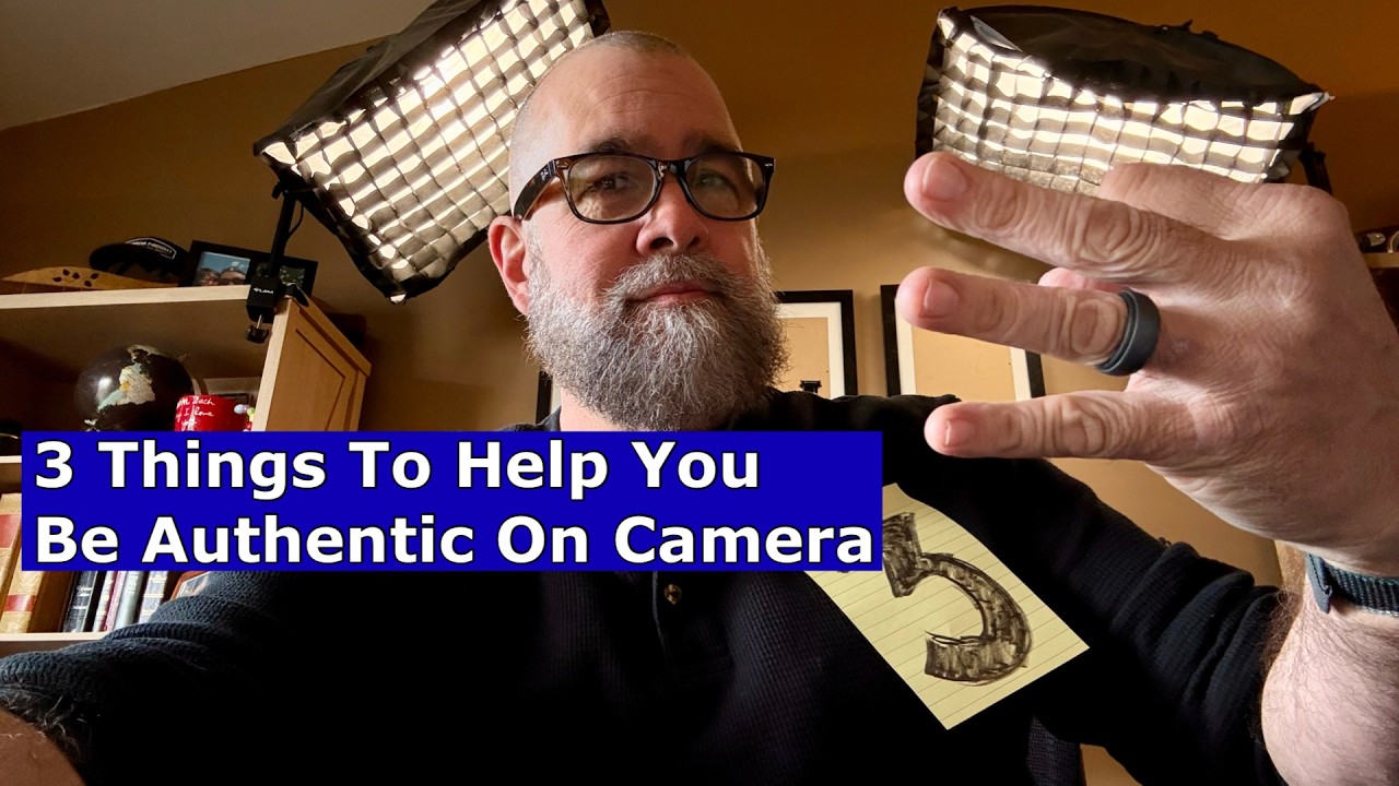 3 Things That Will Help You Be Authentic On Camera - Mastering Mediocrity