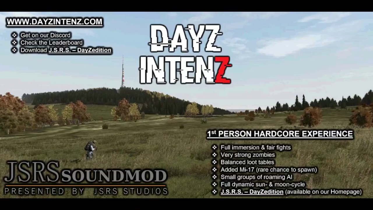 #2 Arma 2: DayZ mod. INTENZ Hardcore First Person [RU]