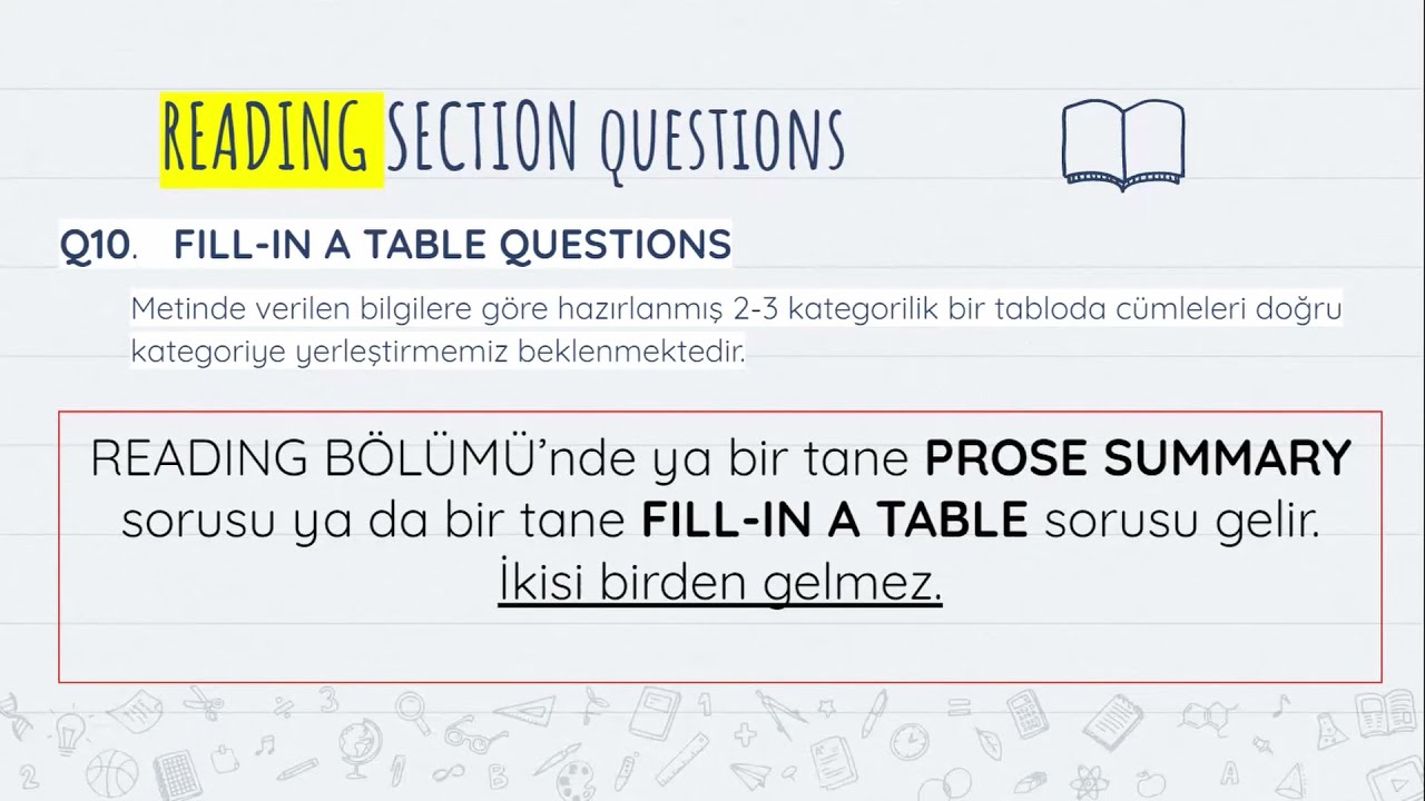TOEFL'A İLK KEZ GİRECEKLER! TOEFL READING BÖLÜMÜ HAKKINDA HER ŞEY!