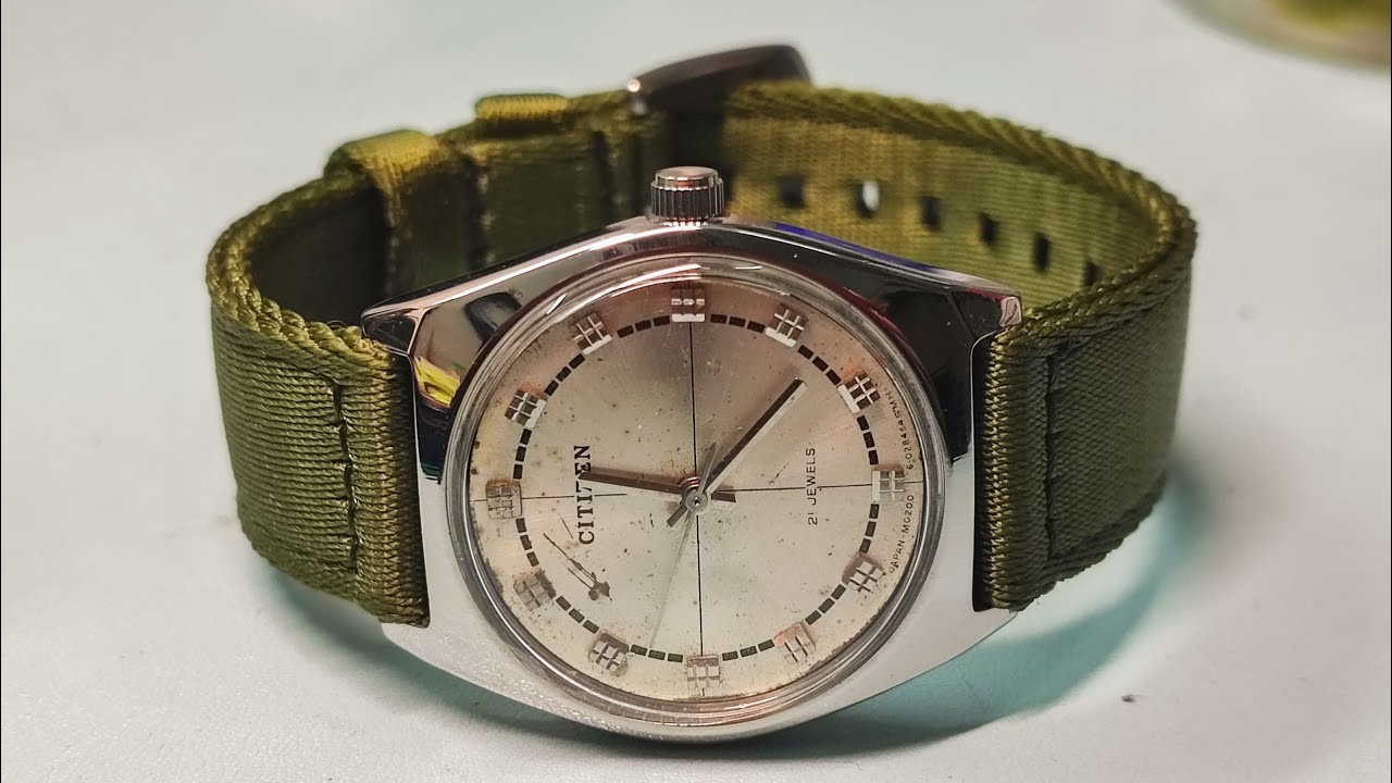Citizen 21 Jewels Manual Wind Service