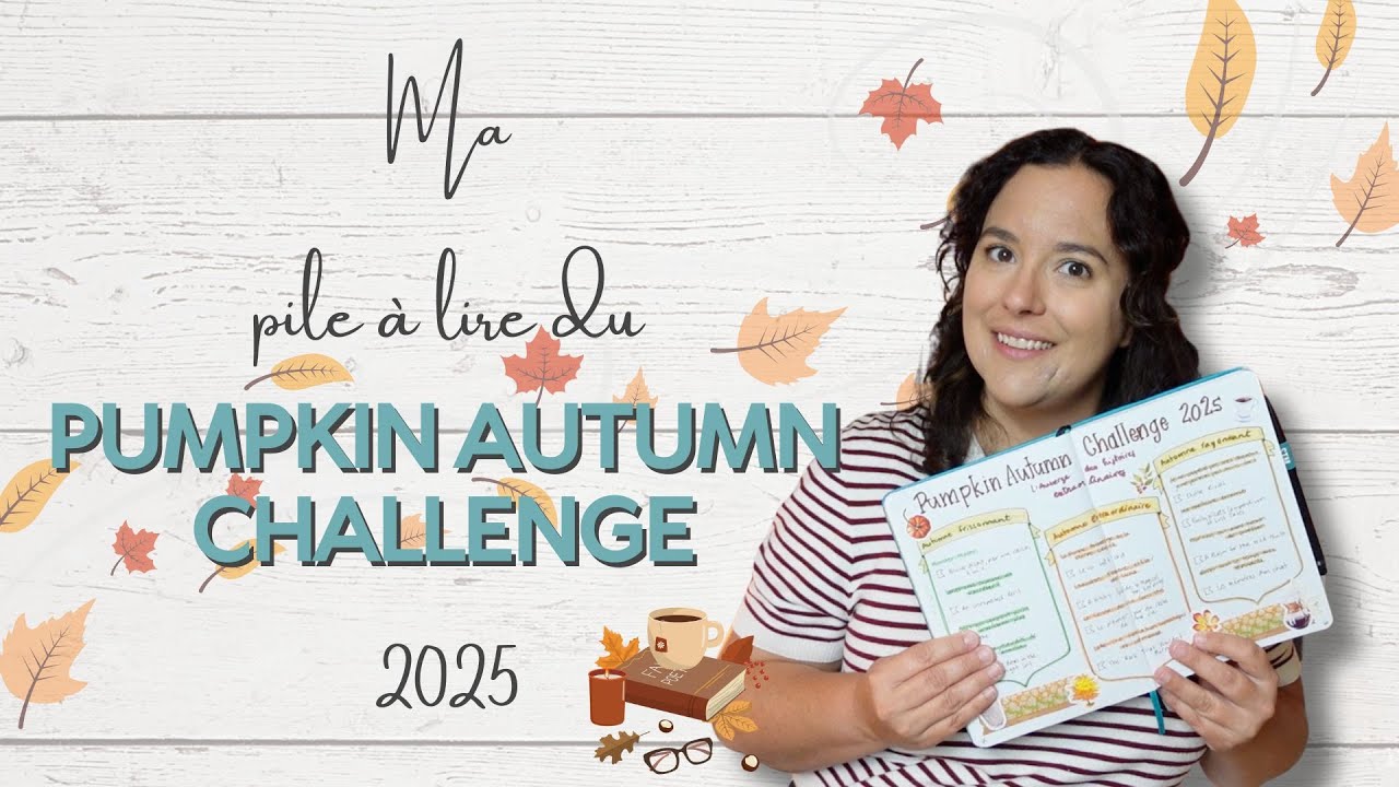 Pile à lire du Pumpkin Autumn Challenge 2025 🎃📚🍁