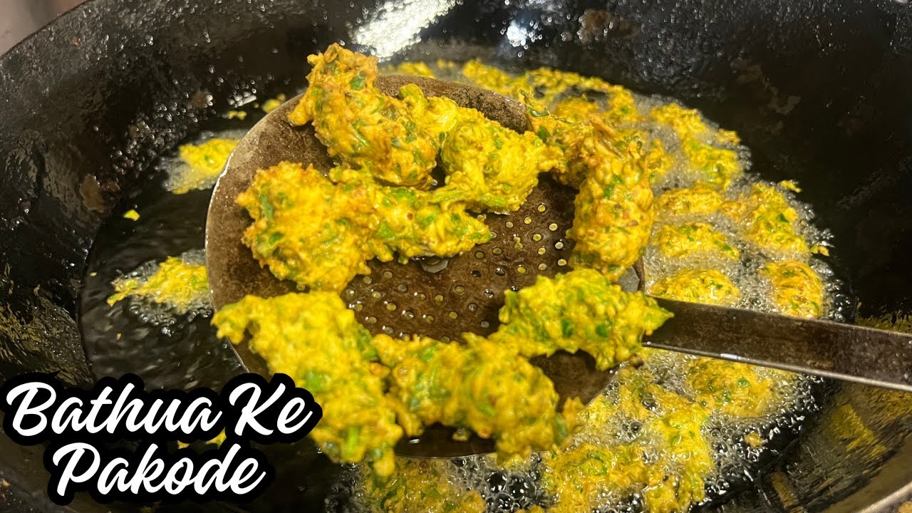 Bathua Ke Pakode | बथुआ के पकौड़े | Pakoda Recipe | Healthy Snack Recipe | Chef Khursheed Alam