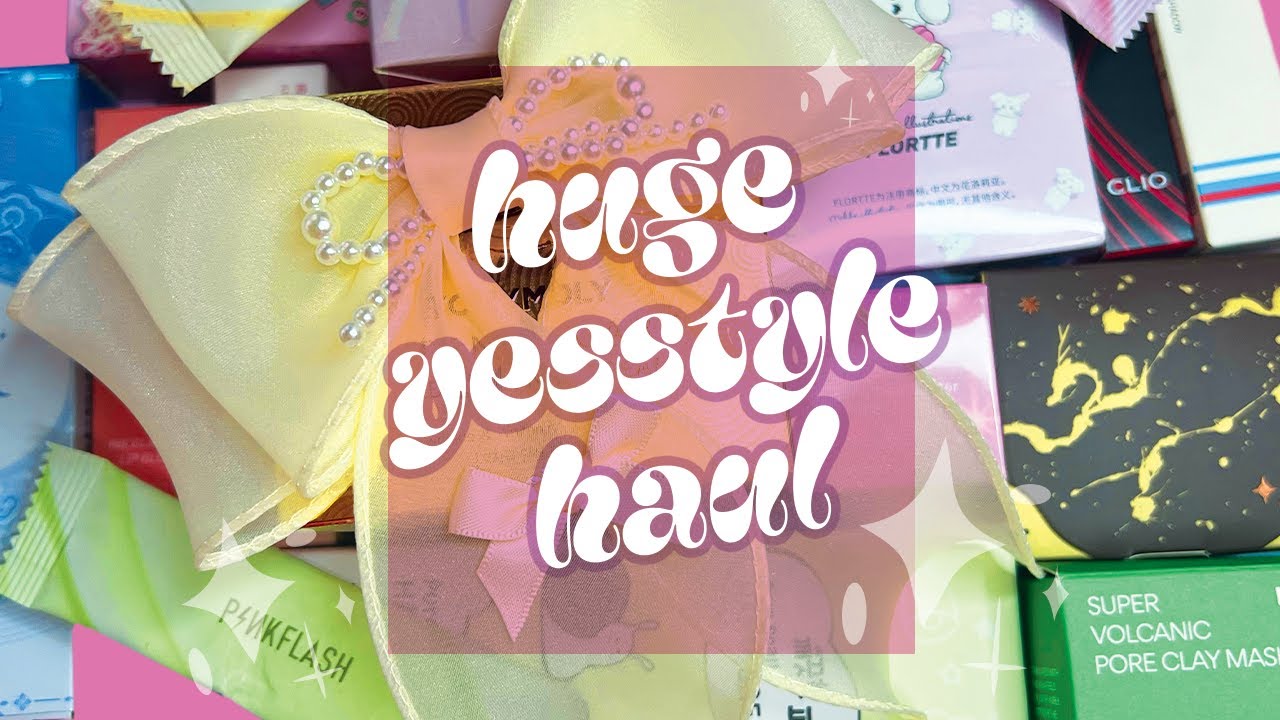 Massive Yesstyle Haul 2025