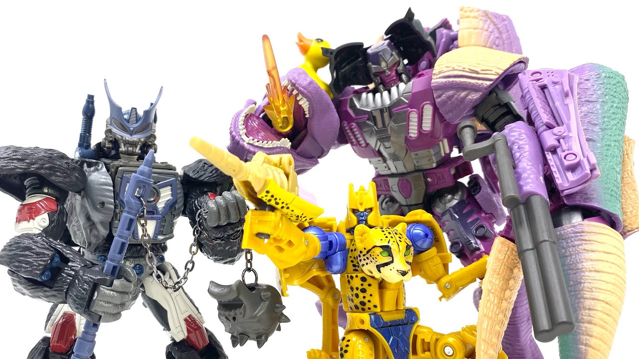 DNA Design DK-28 Gear Master Accessory Series WFC Kingdom MEGATRON! OPTIMUS PRIMAL & CHEETOR Review