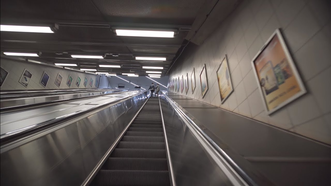 Sweden, Stockholm City / T-Centralen, 8X escalator, 1X inclined elevator