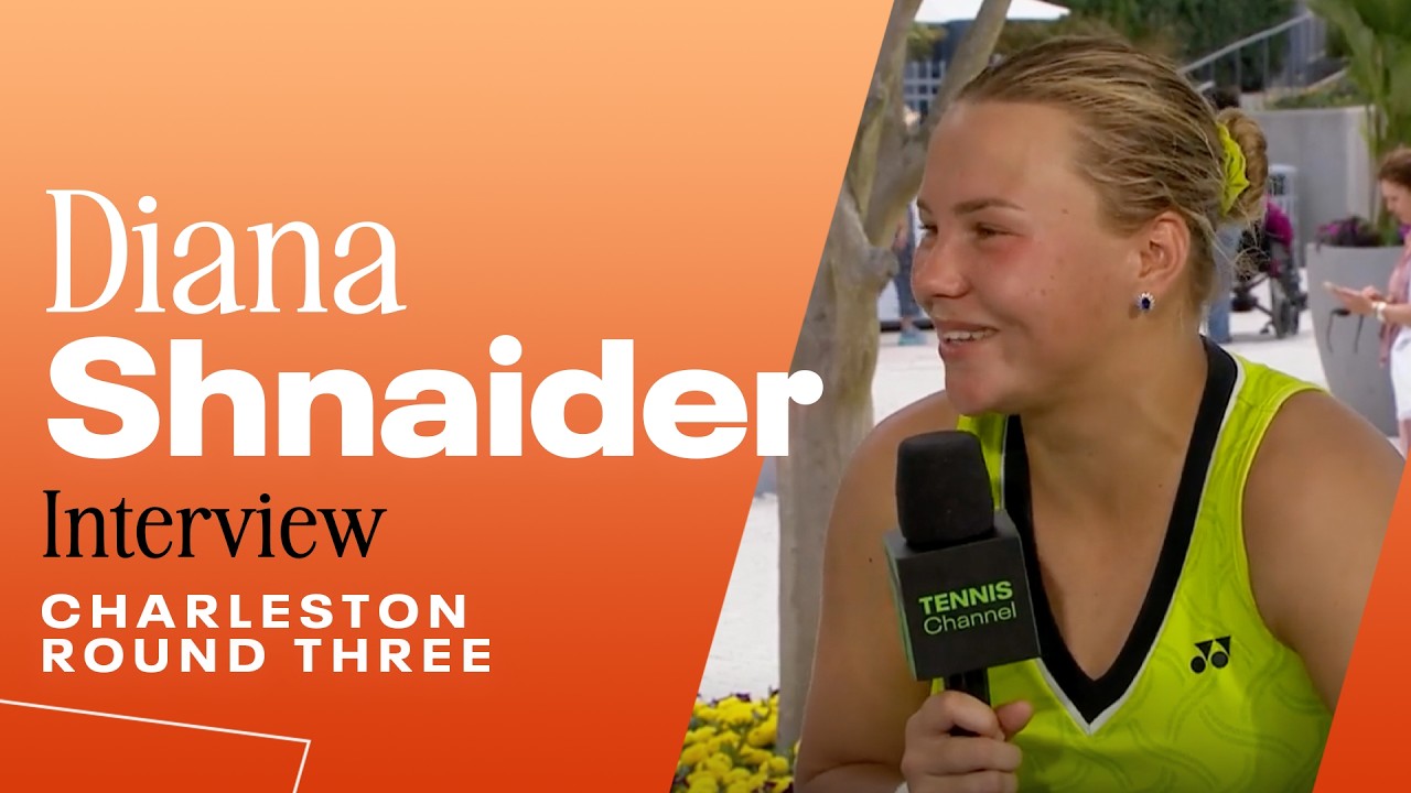 Diana Shnaider celebrates birthday & win with shaved ice | 2026 Charleston