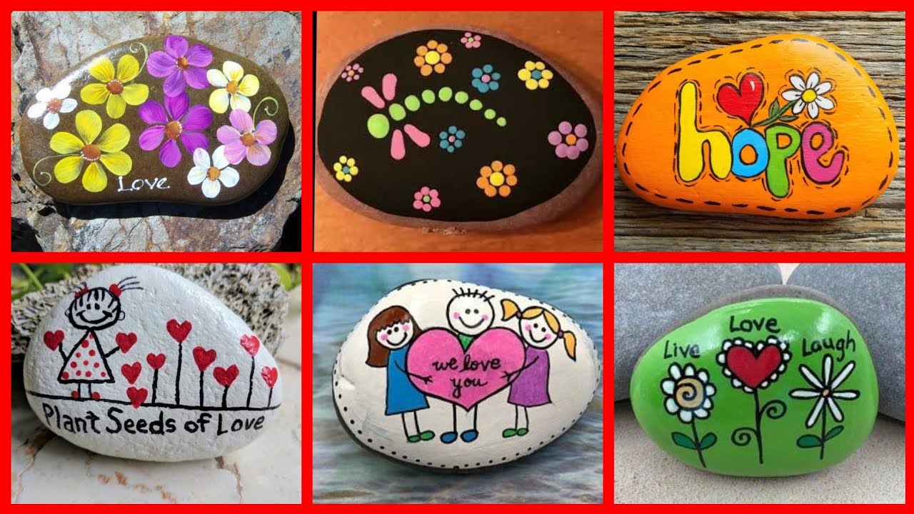 Inspirational rock painting designs//pebble craft ideas