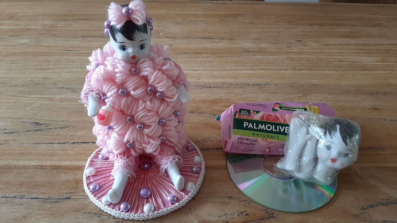 Boneca feita no sabonete ❤️ (passo a passo)