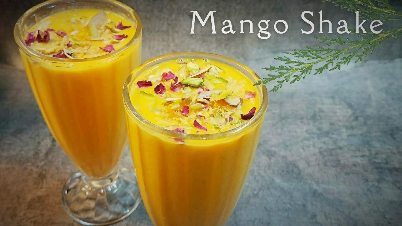 Mango Shake | Mango Smoothie Recipe | Yummy Mango Milk Shake Recipe