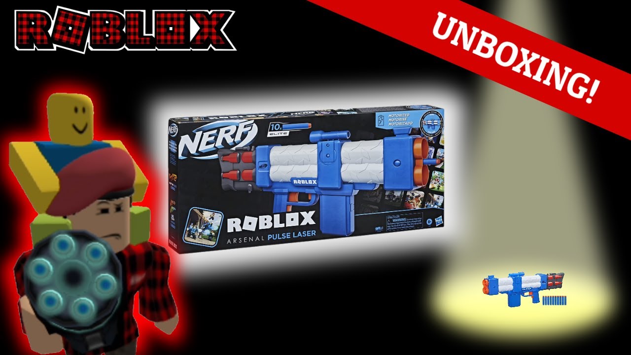 UNBOXING the Roblox NERF Arsenal Pulse Laser Blaster!