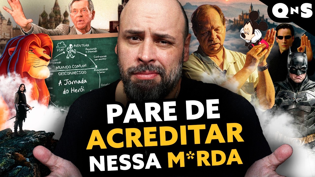 A MAIOR BOBAGEM DITA PELOS CRÍTICOS DE CINEMA! Nem Batman segue a Jornada do Herói!