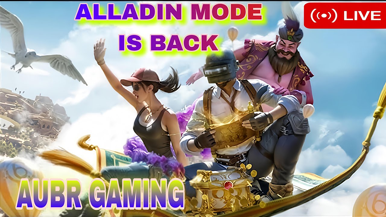 BGMI LIVE 🔴 BGMI AGRESSIVE GAMEPLAY LIVE RANK PUSH | NEW UPDATE 4.2 | ALADIN MODE BACK 🔥#bgmi