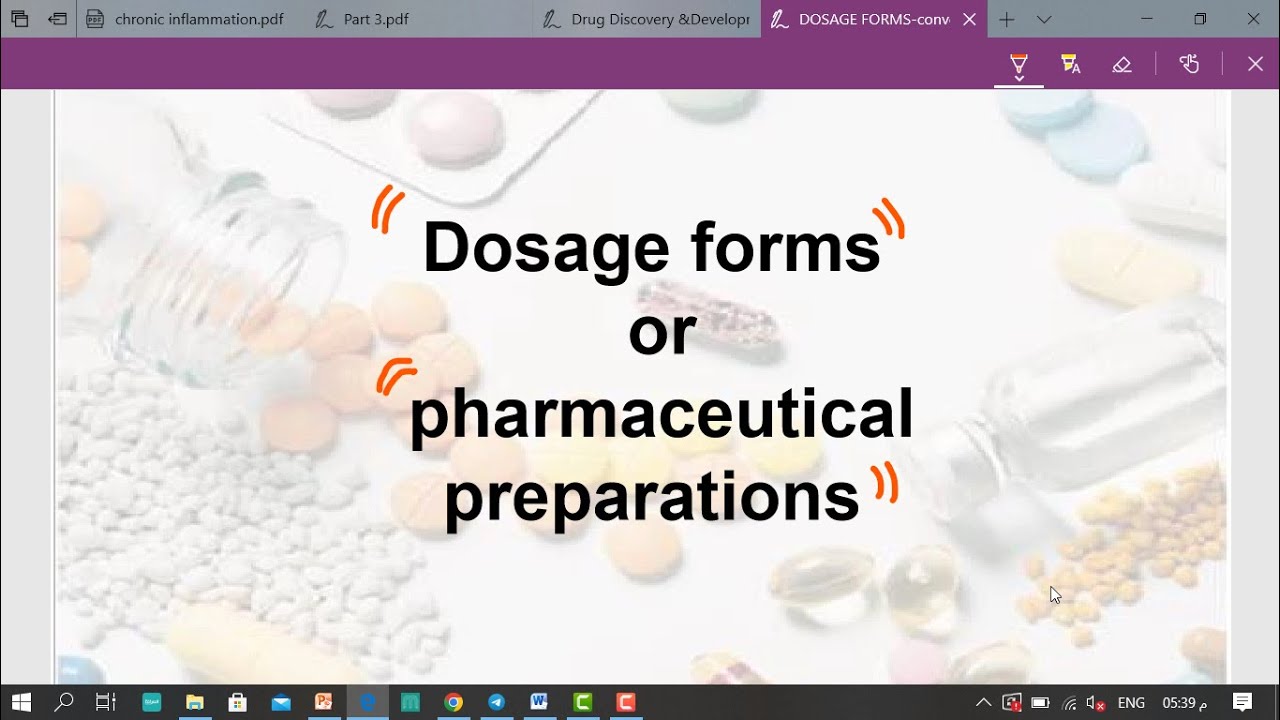Dosage Forms 