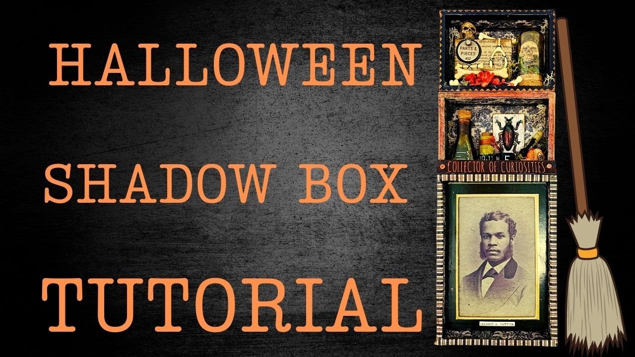Halloween shadow box tutorial 