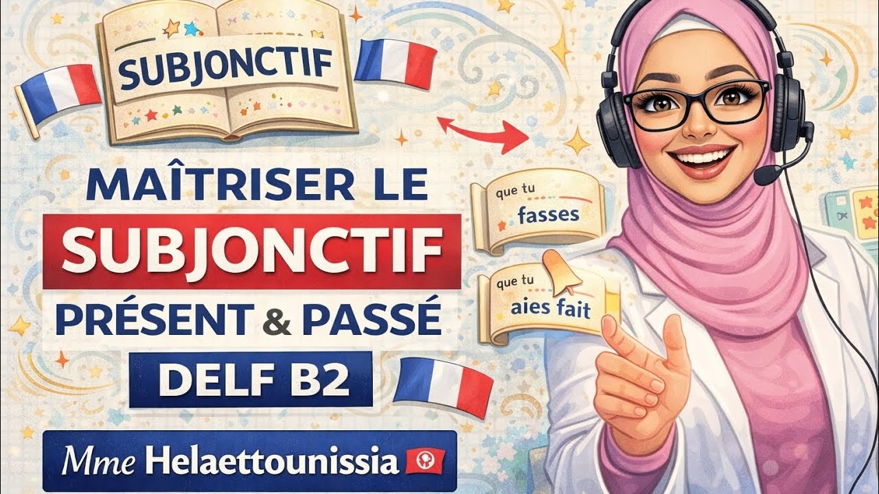 📚 Maîtriser le Subjonctif Présent & Passé – DELF B2 🇫🇷