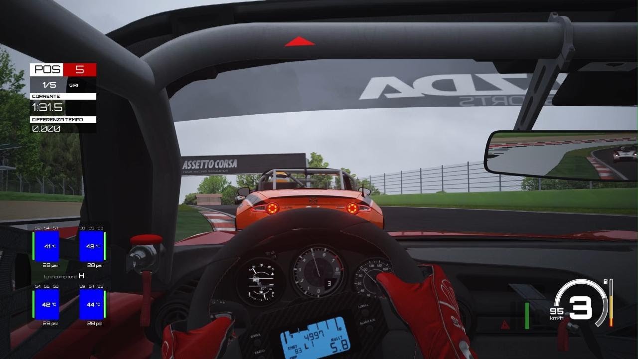 Assetto Corsa: Mazda MX 5 IMOLA....Attenti ai salsicciotti!!!