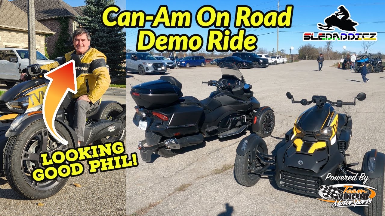 Can-Am Ryker & Spyder Demo Ride | We Hit the Road!