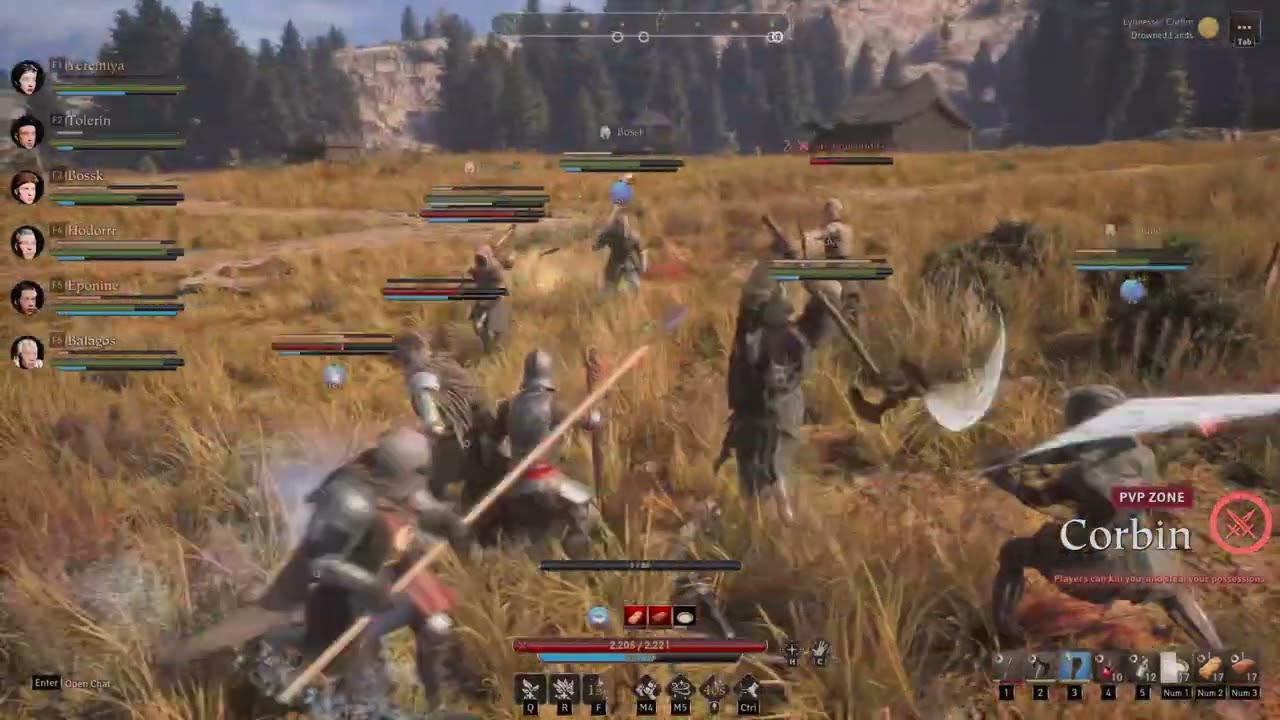 Pax Dei: PVP в Лионессе существует