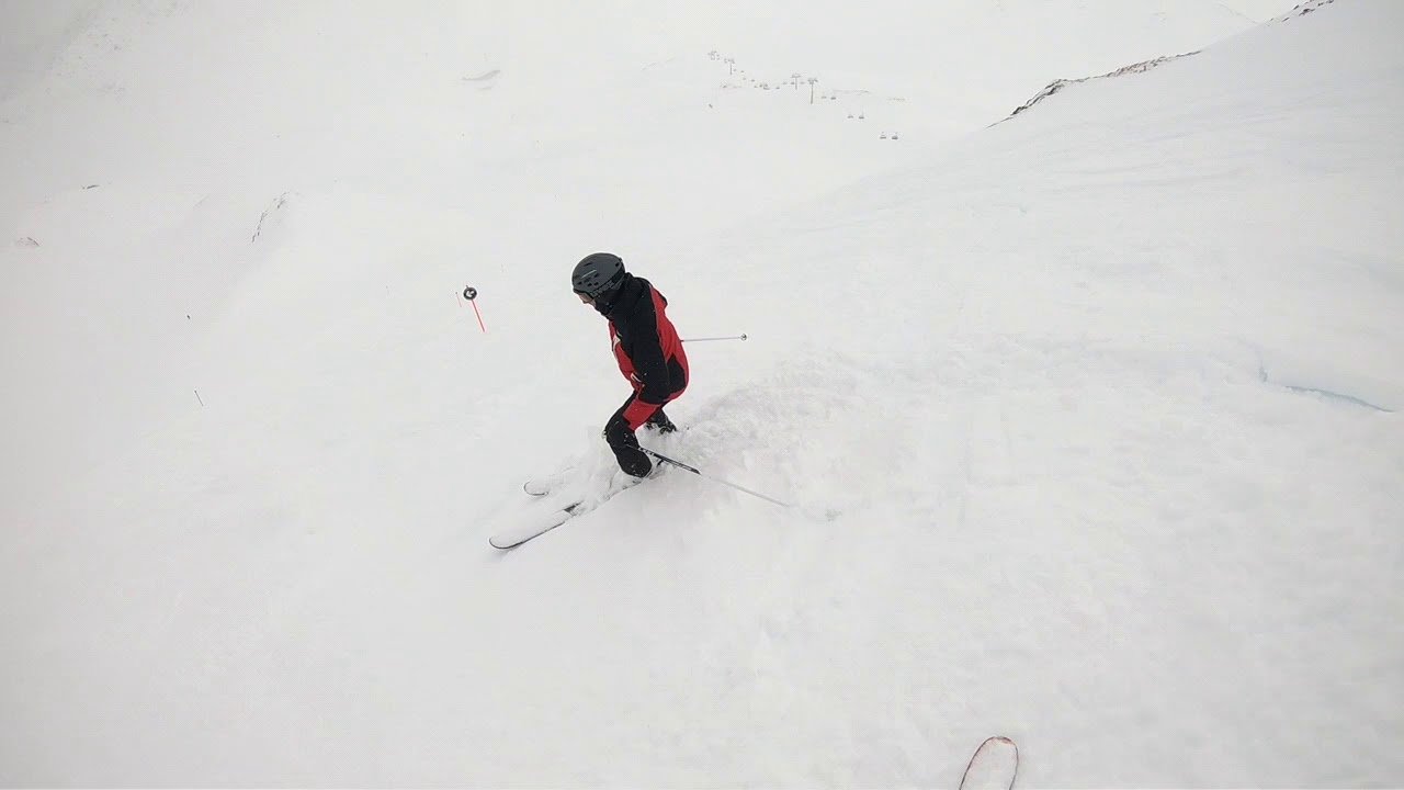 Masnerkopfabfahrt/Skigebiet:Serfaus-Fiss-Ladis Shot on GoPro Hero 6 schwarze Piste